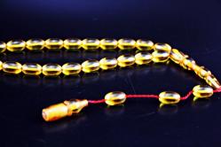 ATEŞ KEHRİBARI   TESBİH ORJİNAL SIFIR (YENİ RAF