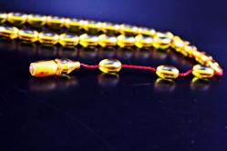 ATEŞ KEHRİBARI   TESBİH ORJİNAL SIFIR (YENİ RAF