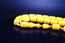 ATEŞ KEHRİBARI   TESBİH ORJİNAL SIFIR (YENİ RAF