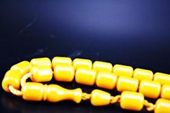 ATEŞ KEHRİBARI   TESBİH ORJİNAL SIFIR (YENİ RAF