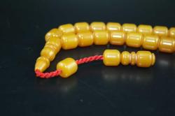 ATEŞ KEHRİBARI   TESBİH ORJİNAL SIFIR (YENİ RAF