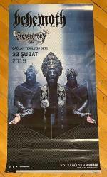 Efemera - BEHEMOTH * 23 ŞUBAT 2019 VOLKSWAGEN ARENA İSTANBUL KONSER AFİŞİ * 30x70 CM - kitantik - kitaLog