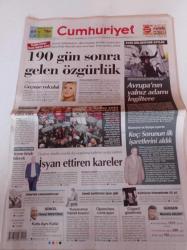 Cumhuriyet Gazetesi - 10 Aralık 2011 - Şike İddianamesi - Aziz Yıldırım - Sanal Dünyanın Dedektifi - FEMEN Bu Kez Putin'e Karşı - Rahmi Koç'tan Ekonomi ve Suriye Uyarısı - TÜSİAD Başkanı Ümit Boyner - Avrupa'nın Yalnız Adamı İngiltere - Hasan Ali Yücel