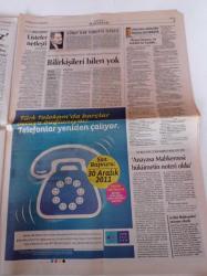 Cumhuriyet Gazetesi - 10 Aralık 2011 - Şike İddianamesi - Aziz Yıldırım - Sanal Dünyanın Dedektifi - FEMEN Bu Kez Putin'e Karşı - Rahmi Koç'tan Ekonomi ve Suriye Uyarısı - TÜSİAD Başkanı Ümit Boyner - Avrupa'nın Yalnız Adamı İngiltere - Hasan Ali Yücel