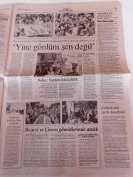 Cumhuriyet Gazetesi - 3 Temmuz 2010 - Mesut Özil Kendimi Alman Hissediyorum - Dünya Kupası - Mısır'da Kadın Olmak - Albay Dursun Çiçek Keşke Şehit Olsaydım - Sivas'ın Işığı Sönmeyecek - Asım Bezirci - Nesimi Cimen- Nazım Hikmet - Engin Çeber Islatılarak Dövülmüş