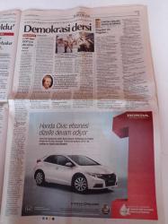 Cumhuriyet Gazetesi - 24 Mayıs 2013 - UEFA'dan Devrim Gibi Kararlar - Yeraltının Megakenti - Suriye'de Çözüm Olmazsa Afganistan Olur - Karanlık Yılların Valisi Hayri Kozakçıoğlu Evinde Ölü Bulundu - Çeçen Fahri Konsolosu Medet Ünlü Öldürüldü - Redhack Belgesine 1 Gözaltı - Nobelli Şirin Ebadi