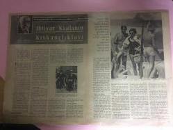 Hayat Dergisi Posteri Renkli Yağlı Boya Tablo Resmi Çingene Kadın Naci Kalmukoğlu 34,5x51 cm