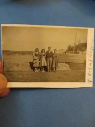 KRT106----- 1947 İSTANBUL BOĞAZI YOLCU GEMİSİ VATANDAŞ FOTOĞRAFI--İSTİNYE OLABİLİR