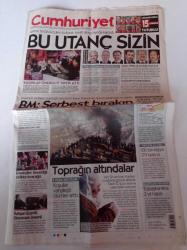 Cumhuriyet Gazetesi - 19 Kasım 2016 - Obradovic'ten İmza - Trabzonspor'dan CAS Çıkarması - Erdal Erzincan - Arif Sağ - Sabahat Akkiraz - Marilyn Monroe'nun Elbisesi - Şirvan'da Maden Kazası - Rahşan Ecevit Direnmek Önemli - Cinsel İstismar Cezasız Kalacak