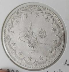 REŞAT 1327-9 GÜMÜŞ 20 KURUŞ OSMANLI SULTAN V.MEHMET DÖNEMİ ORİJİNAL 1SS2EE ÇİL ÇOK NADİRDİR