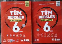 6.Sınıf Tüm Dersler Konu Anlatımlı Sorulu 2022 Yılı Basım + Soru Bankası 2019 Yılı Basım  Takım 2 Kitap
