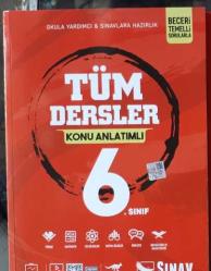 6.Sınıf Tüm Dersler Konu Anlatımlı Sorulu 2022 Yılı Basım  Sınav Yayınları