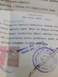 KLS7----1950 İSTANBUL ÜNİVERSİTESİ HUKUK FAKÜLTESİ NOTER ONAYLI BİTİRME BELGESİ