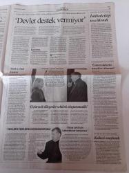 Cumhuriyet Gazetesi - 10 Ocak 2008 - Adalet Ve Kalkınma Partisinin Israrına FIFA Dur Dedi - Fenerbahçe Ülker - Efes Pilsen - Engelli Asansörüne Akbilli Giriş- Anadolu'da Her Yer Tarih - İşçiden Zincirli Eylem - Aleviler Hayır Dedi- SHP Genel Başkanı Murat Karayalçın Ulusumuz Bölünemez