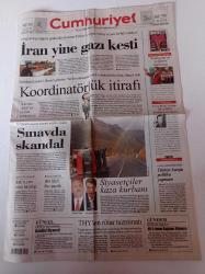 Cumhuriyet Gazetesi - 4 Ocak 2007 - Kayserispor Onursal Başkanı Mehmet Özhaseki - Gittiği Yere Kadar Tigana - Karayip Korsanları - Örümcek Adam - Metin Akpınar - Takva Filmi - Devlet AKP'ye Teslim Senaryosu - Kemal Türkler Cinayeti - Metin Akpınar - Cem Yılmaz