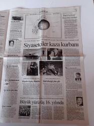 Cumhuriyet Gazetesi - 4 Ocak 2007 - Kayserispor Onursal Başkanı Mehmet Özhaseki - Gittiği Yere Kadar Tigana - Karayip Korsanları - Örümcek Adam - Metin Akpınar - Takva Filmi - Devlet AKP'ye Teslim Senaryosu - Kemal Türkler Cinayeti - Metin Akpınar - Cem Yılmaz