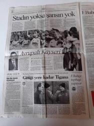 Cumhuriyet Gazetesi - 4 Ocak 2007 - Kayserispor Onursal Başkanı Mehmet Özhaseki - Gittiği Yere Kadar Tigana - Karayip Korsanları - Örümcek Adam - Metin Akpınar - Takva Filmi - Devlet AKP'ye Teslim Senaryosu - Kemal Türkler Cinayeti - Metin Akpınar - Cem Yılmaz