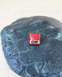 VİNTAGE CHP ROZET YAKA BROŞU KLİPSLİ ROZET 1 ADET