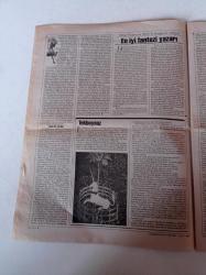 Cumhuriyet Kitap Gazetesi - 29 Temmuz 1998 - Sayı 493 - Peter S. Beagle Fotoğrafı - Tekboynuzlar Kurtkadınları Ölüler Ve Kuzgunlar - Selma Fındıklı'nın Nereye Yüreğim Adlı Romanı - Sennur Sezer Habib Bektaş'ın Yeni Romanını Değerlendirdi - Ataol Behramoğlu - Aşk İki Kişiliktir