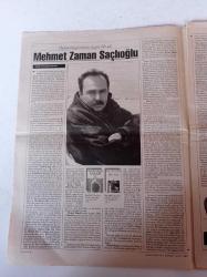 Cumhuriyet Kitap Gazetesi - 24 Temmuz 1997 - Sayı 388 - Öykücülüğümüzün Özgün Bir Adı Mehmet Zaman Saçlıoğlu Fotoğrafı- Ballard'ın Çarpışması -Mitolojiler Semboller Ve Halılar - Fransız Şiiri Antolojisi- Marie Claire Bancquart - Kürtlerin İlkçağ Tarihi Ve Kültürü