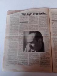 Cumhuriyet Kitap Gazetesi - 24 Temmuz 1997 - Sayı 388 - Öykücülüğümüzün Özgün Bir Adı Mehmet Zaman Saçlıoğlu Fotoğrafı- Ballard'ın Çarpışması -Mitolojiler Semboller Ve Halılar - Fransız Şiiri Antolojisi- Marie Claire Bancquart - Kürtlerin İlkçağ Tarihi Ve Kültürü