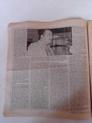 Cumhuriyet Kitap Gazetesi - 27 Temmuz 1995 - Sayı 284 -Behçet Necatigil - Tımarhane Yolculuğu - Tezer Özlü - Marlboro'nun Kovboyu -Bir Hüznün Eteklerinde Selim İleri - Selim İleri Fotoğrafı- Halil Gökhan - Esra Zeynep - Aydın Hatipoğlu - Mustafa Günay - İran'da Soluyor Çiçekler