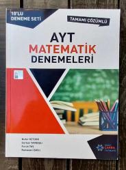 AYT MATEMATİK DENEMELERİ TAMAMI ÇÖZÜMLÜ 10'LU DENEME SETİ, ÇÖZÜLMEMİŞ