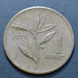 Efemera - 1971 1 Kuruş - kitantik - kitaLog
