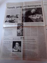 Cumhuriyet Pazar Gazetesi - 28 Ağustos 2005 -  Sayı 1014 - Bulutsuzluk Özlemi - Bülent Ortaçgil - Altınoluk'tan Antondros'a - Şakir Eczacıbaşı - Hoca Ali Rıza Bey'in Üsküdarı-Siz Hangi Festivaldesiniz - Rock'n Coke - Barışa Rock - Yemek Şarap Ve Hemingway - Kadınlar İçin Fotoğraf