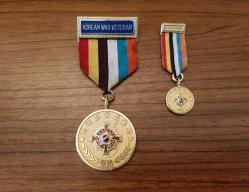 TÜRK ASKERLERİNE VERİLEN KORE ASKERİ GAZİ MADALYASI NADİR MODEL B9539