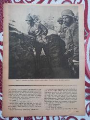 Gazi Mustafa Kemal Atatürk 1915 Çanakkale Savaşı 3.Kolordu ile 24*34cm kitap sayfası