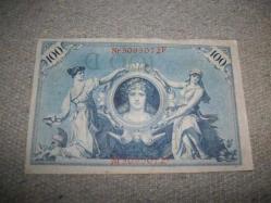 *  ALMANYA - 100 MARK - 1908 YILI