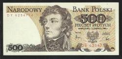** POLONYA ( 500 * ZLOTYCH ) 1982 - ÇİL
