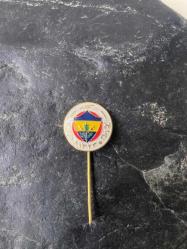 KOLEKSİYONLUK NADİR OSMANLICA YAZILI FENERBAHÇE ROZETİ İĞNELİ FB ROZET YAKA BROŞU