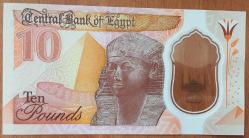 MISIR 10  PAUND  ÇİL POLİMER  PARA