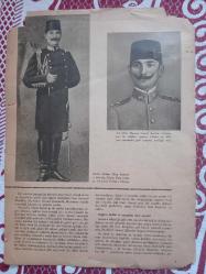 Fotoğraflarla Gazi Mustafa Kemal Atatürk Kurmay yüzbaşı ve Beyrut ta arkadaşları ile 24*34cm kitap sayfası kupürü