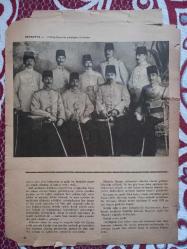 Fotoğraflarla Gazi Mustafa Kemal Atatürk Kurmay yüzbaşı ve Beyrut ta arkadaşları ile 24*34cm kitap sayfası kupürü