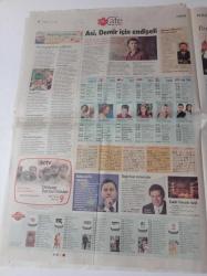 Milliyet Cafe Gazetesi-26 Eylül 2008 - Bir Pozla Ebru Lopez - Jennifer Lopez - Ebru Gündeş -  Hande Ataizi - Tuba Büyüküstün - Murat Yıldırım - Deniz Kızı Tatiana Marinescu - Şirin Ediger - Okan Bayülgen - Defne Samyeli Yapım Şirketi Kurdu - Hülya Avşar - Nurseli İdiz