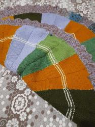 EL İŞİ 110 CM ÇAPINDA PASPAS ÖZENLE DİKİLMİŞ KULLANILMAMIŞ