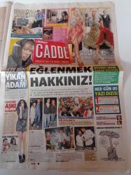 Milliyet Cadde Gazetesi - 14 Eylül 2010 - Cem Yılmaz Doktor Olsam Jinekolog Olurdum - Taylor Swift Çıplak Ayakla Sahnede - Lady Gaga - MTV Video Müzik Ödülleri - Öyle Bir Geçer Zaman Ki Dizisi - Süper Mario 25 Yaşında - İşte Bizi Yıkan Adam Kevint Duran - Erkan Petekkaya - 12 Dev Adam - Kıvanç Tatlıtuğ - Kenan İmirzalıoğlu