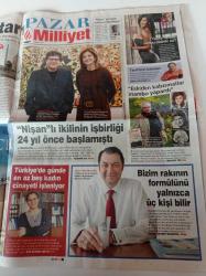 Milliyet Pazar Gazetesi - 6 Mart 2011 - Türkiye'nin En Büyük Raylı Sistem Projesi Aliağa Menderes Raylı Sistemi- Türkiye'de Günde En Az Beş Kadın Cinayeti İşleniyor- Mey İçki'nin CEO'su Galip Yorgancıoğlu - Kim Kardashian- Mikro Şaraplar Kaliteyi Yükseltiyor-- Aziz Kocaoğlu - Binali Yıldırım