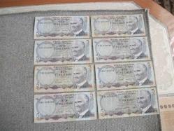 *6. EMİSYON- 5 TL - 8 ADET -4 - ÇOK TEMİZ VE TEMİZ KONDÜSYONLU