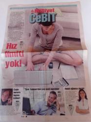 Milliyet Cebit Gazetesi - 7 Ekim 2008 - Cepte Numara Taşıma Rehberi - Türk Telekom'dan Yeni Nesil Servisler - Mobil Eğlence Zinciri - Dijital Baskı Trendleri - Sony Vaio Dünyası Renklendi - Canon'un Yeni DSLR'sl Geldi -: Kablosuz Müzik Merkezi - UEFA Şampiyonlar Ligi Dört Yıllığına PES'te