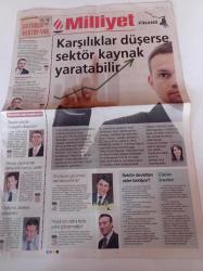 Milliyet Finans Gazetesi - 2 Aralık 2008 - Karşılıklar Düşerse Sektör Kaynak Yaratabilir - ING Bank Türkiye Genel Müdürü Hakan Eminsoy'un Mektubu - Türkiye Ziraat Bankası Genel Müdürü Can Akın Çağlar - Yapı Kredi Bankası Genel Müdürü Tayfun Bayazıt - Finansbank Yönetim Kurulu Başkan Yardımcısı Ömer Aras- Sektör Devletten Ne Bekliyor