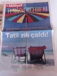 Milliyet Turizm Rehberi Gazetesi - 16 Haziran 2007 -Perihan Savaş Fotoğrafı - Güneşle Dost Olmanın Yolları - Güneş Koruma Faktörü Nedir - Adalarda Yaz Tarifesi - Türkiye Turizm Otelciler Birliği Yönetim Kurulu Üyesi Ve Antik Hotel'in Genel Müdürü Sevda Yılgaz - Tura Turizmi Sahibi Leyla Öner - Büyüleyici Van Kalesi - Şirincenin Güzelliğinden Mi Şaraptan Mı Bu Baş Dönmesi