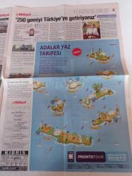Milliyet Turizm Rehberi Gazetesi - 16 Haziran 2007 -Perihan Savaş Fotoğrafı - Güneşle Dost Olmanın Yolları - Güneş Koruma Faktörü Nedir - Adalarda Yaz Tarifesi - Türkiye Turizm Otelciler Birliği Yönetim Kurulu Üyesi Ve Antik Hotel'in Genel Müdürü Sevda Yılgaz - Tura Turizmi Sahibi Leyla Öner - Büyüleyici Van Kalesi - Şirincenin Güzelliğinden Mi Şaraptan Mı Bu Baş Dönmesi