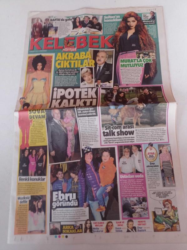Hürriyet Kelebek Gazetesi 15 Mart 2014 Numan Kurtulmuş İle  