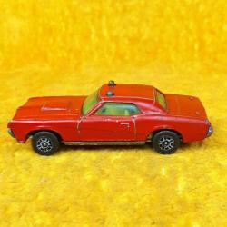 VINTAGE MERCURY COUGAR XR7 CORCI JUNIORS MADE IN GREAT BRITAIN KIRMIZI RENKLİ METAL OYUNCAK ARABA