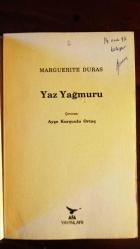 YAZ YAĞMURU - MARGUERITA DURAS