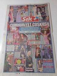Sözcü Şık Gazetesi - 31 Ekim 2016 - Buse Narcı İlişkimizi Özcan Deniz Bitirdi - Eda Taşpınar'a Tarz Sevgili - Hacı Sabancı Özge Ulusoy'u Disneyland'a Götürdü - Arzu Yanardağ - Halil Sezai - Gülben Ergen - Murat Boz - Zülfü Livaneli - Leman Sam